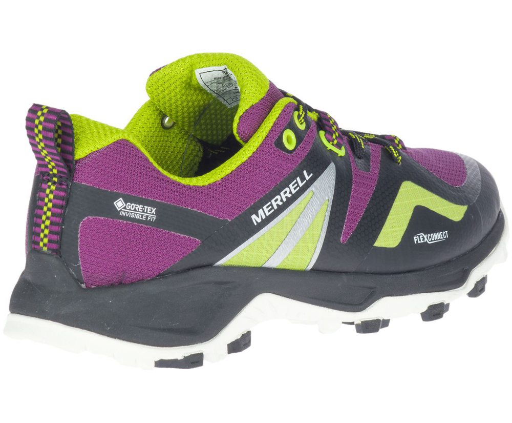Merrell Hiking Shoes Black/Purple - MQM Flex 2 GORE-TEX® - Womens 40RDZAQPU